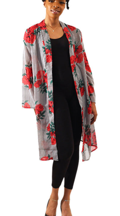 Floral Beach Cover Up