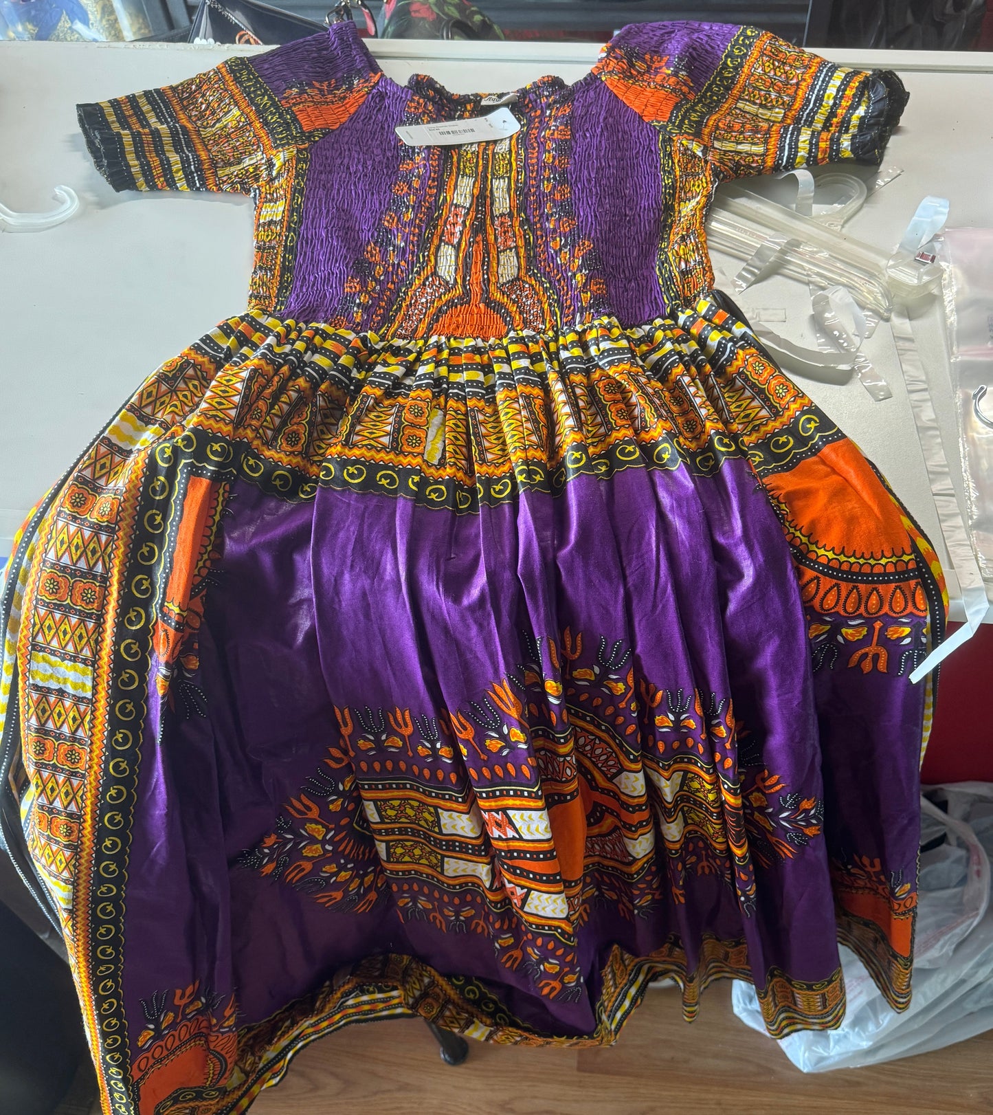 Long Dashiki Dress